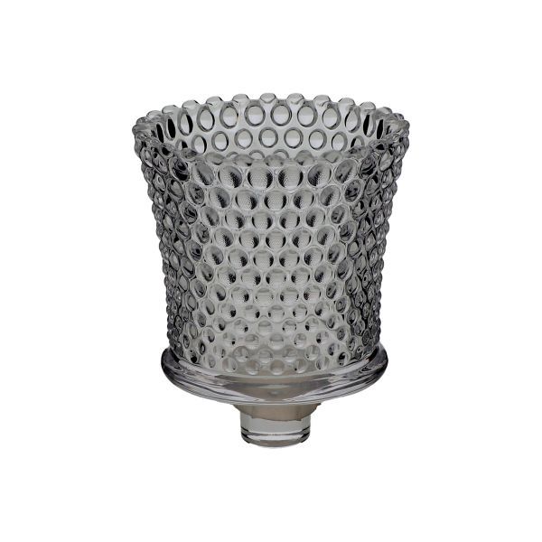 Glasaufsatz Punkte grau HxBxT 8.5 x 7 x 7 cm Glasaufsatz Punkte grau HxBxT 8.5 x 7 x 7 cm