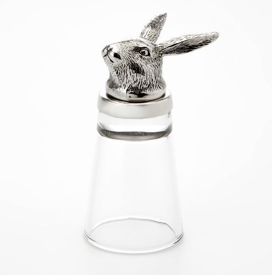 Schnapsglas Hase Höhe 9.5 cm