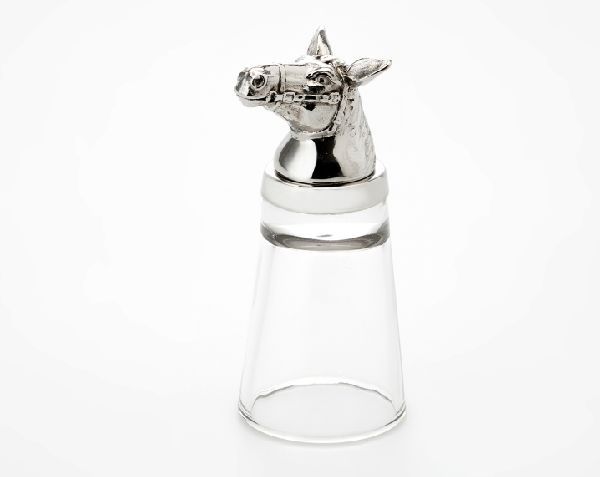 Schnapsglas Pferd Höhe 10.5 cm Schnapsglas Pferd Höhe 10.5 cm