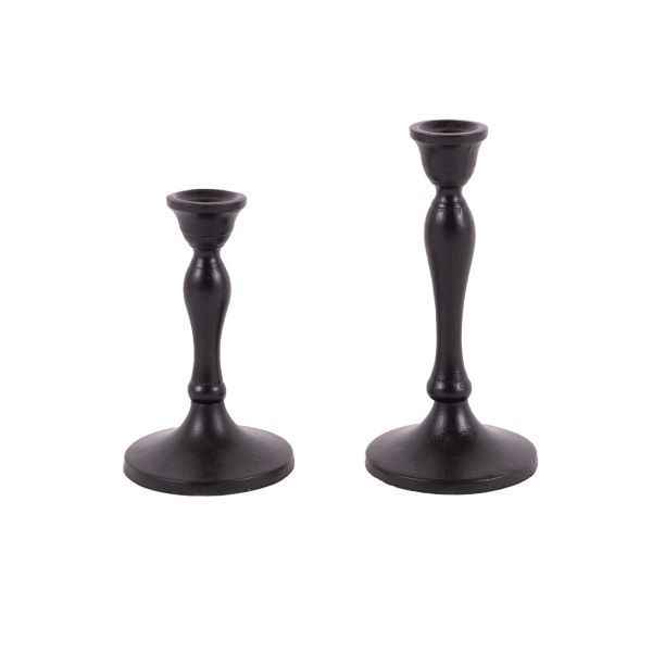 Kerzenleuchter Prag S Aluguss schwarz HxBxT 20 x 10 x 10 cm Kerzenleuchter Prag S Aluguss schwarz HxBxT 20 x 10 x 10 cm