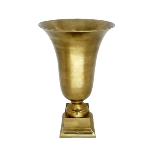 Amphore mittel Aluguss gold HxBxT 53 x 18 x 32 cm Amphore mittel Aluguss gold HxBxT 53 x 18 x 32 cm