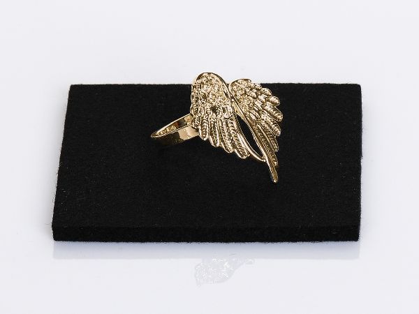 Serviettenring Engelflügel gold Breite x Tiefe 4 x 4 cm Serviettenring Engelflügel gold Breite x Tiefe 4 x 4 cm