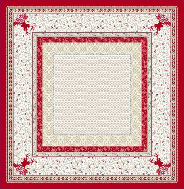 Decke 140/140 Hirsch rot, Gobelin 75% PES/22% CO/3% Polyacryl Breite x Tiefe 140 x 140 cm Decke 140/140 Hirsch rot, Gobelin 75% PES/22% CO/3% Polyacryl Breite x Tiefe 140 x 140 cm