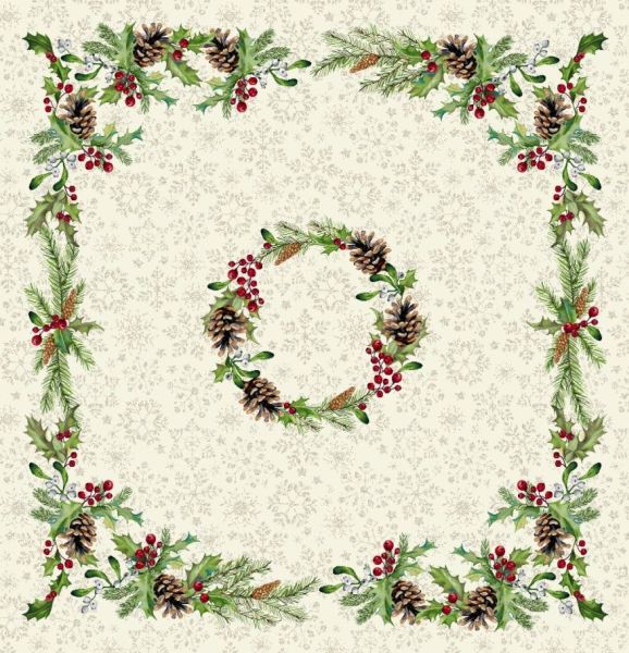 Decke 100/100 Ilex Tanne 75% PES/22% CO/3% Polyacryl Höhe x Breite 100 x 100 cm Decke 100/100 Ilex Tanne 75% PES/22% CO/3% Polyacryl Höhe x Breite 100 x 100 cm