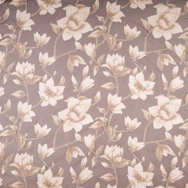 Phönix Magnolia Decke 145x145 Ausbrenner beige 80%V 20%P Höhe x Breite 145 x 145 cm