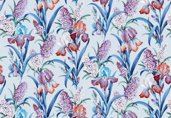Decke SHEILA 130/130 hellblau 100% Baumwolle Höhe x Breite 130 x 130 cm Decke SHEILA 130/130 hellblau 100% Baumwolle Höhe x Breite 130 x 130 cm