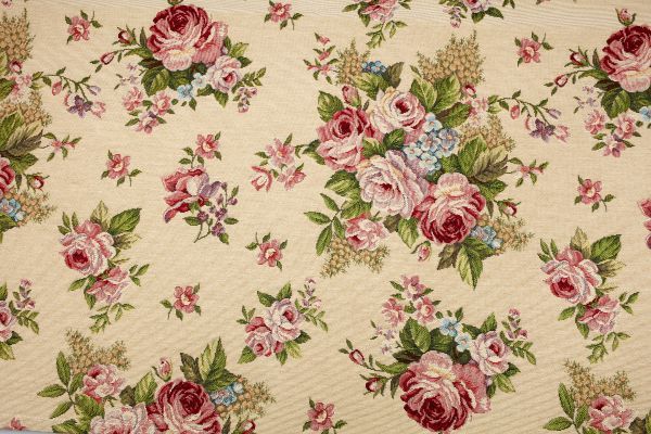 Decke EDEN 170/170 Cobelin  Rosen 75% PES/22% CO/3% Polyacryl Breite x Tiefe 170 x 170 cm