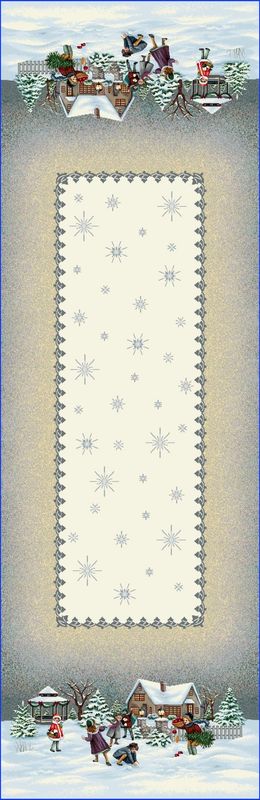 Läufer 47/140 Gobelin Kinder Winterlandschft 75% PES/22% CO/3% Polyacryl Höhe x Breite 140 x 47 cm Läufer 47/140 Gobelin Kinder Winterlandschft 75% PES/22% CO/3% Polyacryl Höhe x Breite 140 x 47 cm