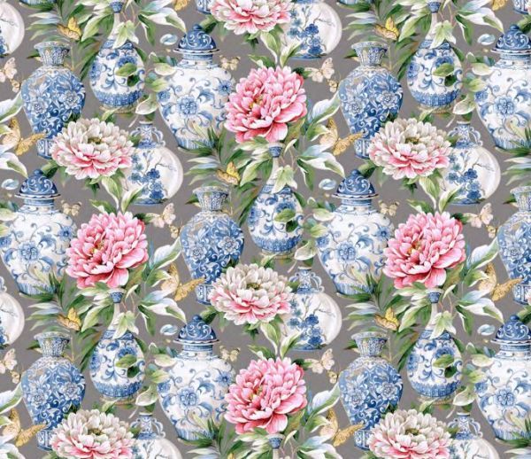 Kissen AIKO 40/60 grau 100% Baumwolle Höhe x Breite 60 x 40 cm