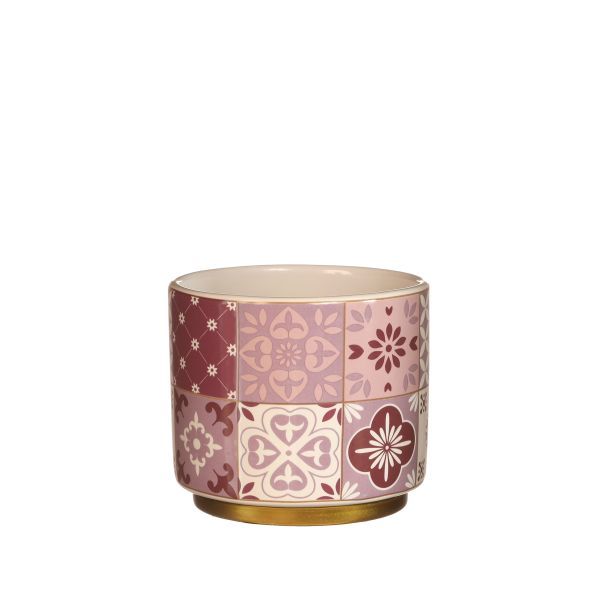 Topf Faro pink fuchsia H8,5 cm D9,5 cm HxBxT 8.5 x 9.5 x 9.5 cm Topf Faro pink fuchsia H8,5 cm D9,5 cm HxBxT 8.5 x 9.5 x 9.5 cm