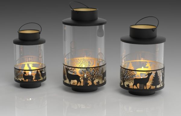 Laterne Glas 34 cm HxBxT 34 x 20 x 20 cm Laterne Glas 34 cm HxBxT 34 x 20 x 20 cm