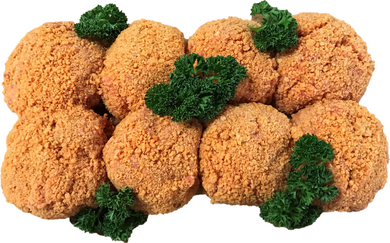 Crumbed Rissoles per kg