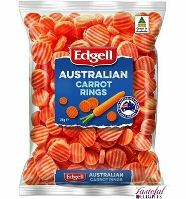 Crinkle Cut Carrot Rings 2kg Edgell
