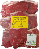 Terry's Rump Pack - 15 Piece Meat Pack