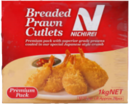 Nichirei Crumbed Prawn Cutlets 1kg