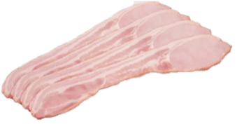 KR Castlemaine Bacon Rind On Rashers - deli per kg