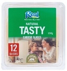 Real Tasty Cheese Slices 12pk