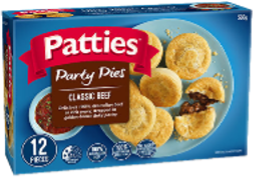 Patties Party Pies 680gm box