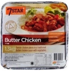 7 Star Butter Chicken 1.3kg tray