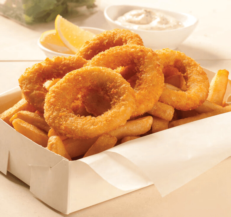 Pacific West Formed Crumbed Calamari 1kg