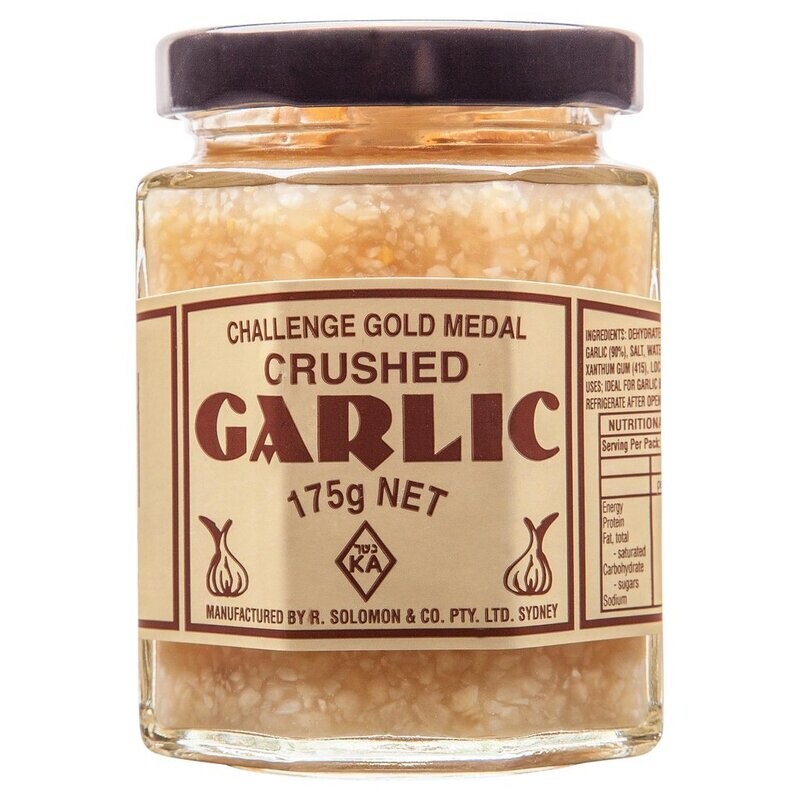 Challenge Crushed Garlic 175g