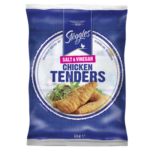 Steggles Salt & Vinegar Chicken Tenders 1kg