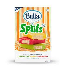 Bulla Splits Lemon-Lime, Mango & Raspberry 10pk
