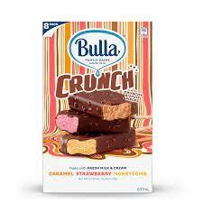 Bulla Crunch Caramel, Strawberry & Honeycomb 8pk