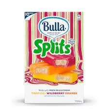 Bulla Splits Orange, Tropical & Wildberry 10pk