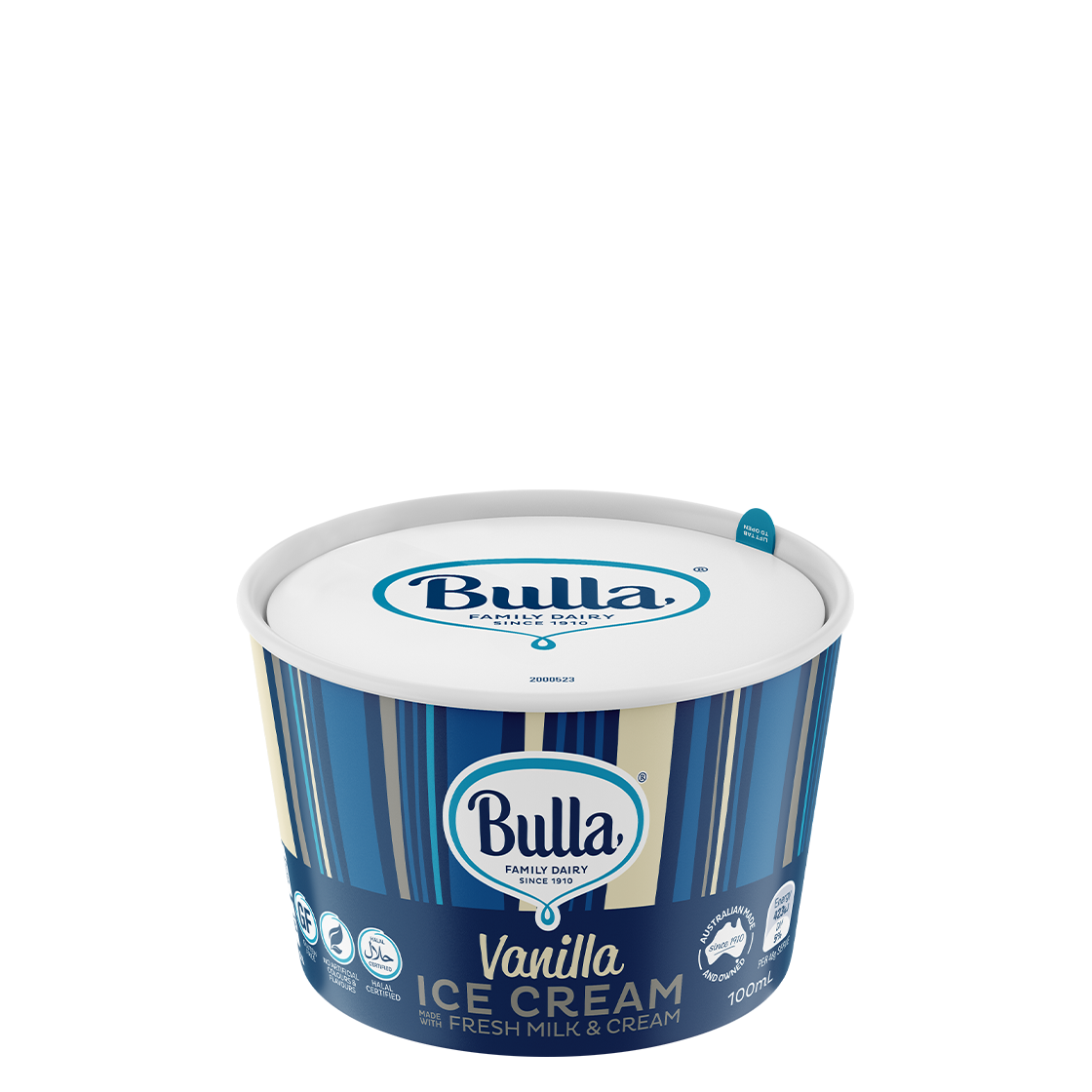 Bulla Vanilla Ice Cream Cup 100ml