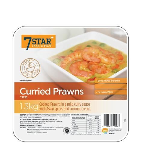 7 Star Curried Prawns 1.3kg