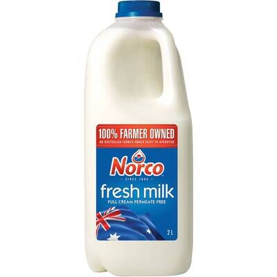 Norco Full Cream Milk 2ltr