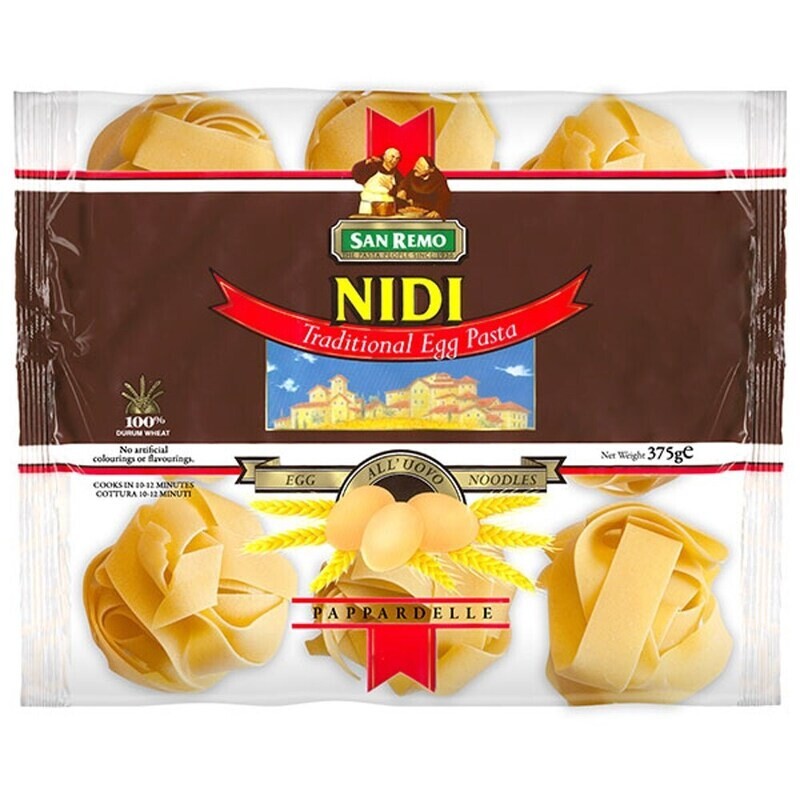 San Remo Pappardelle Egg Noodle 375g