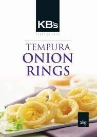 KB's Tempura Battered Onion Rings 1kg