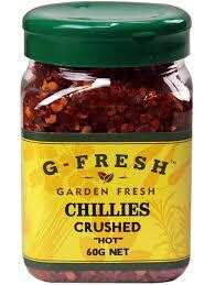 Garden Fresh Chillies Crushed-Hot 60g