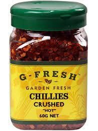 Garden Fresh Chillies Crushed-Hot 60g