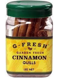 Garden Fresh Cinnamon Quills 15g Garden Fresh Cinnamon Quills 15g