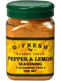 Garden Fresh Pepper & Lemon 130g