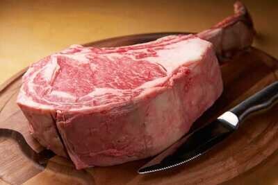 Beef OP Rib Cutlet (Tomahawk - Viking Cutlet) - Riverine sold per kg only.