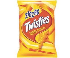 Twisties Wicked Cheddar Zig Zag 125g