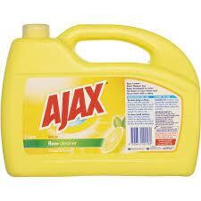 Ajax Floor Cleaner 5ltr Lemon