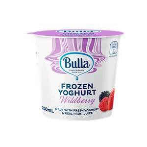 Bulla Frozen Wildberry Yoghurt 200ml