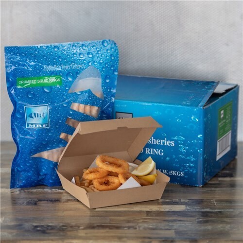 MRF Korean Style Panko Crumbed Squid Rings 1kg