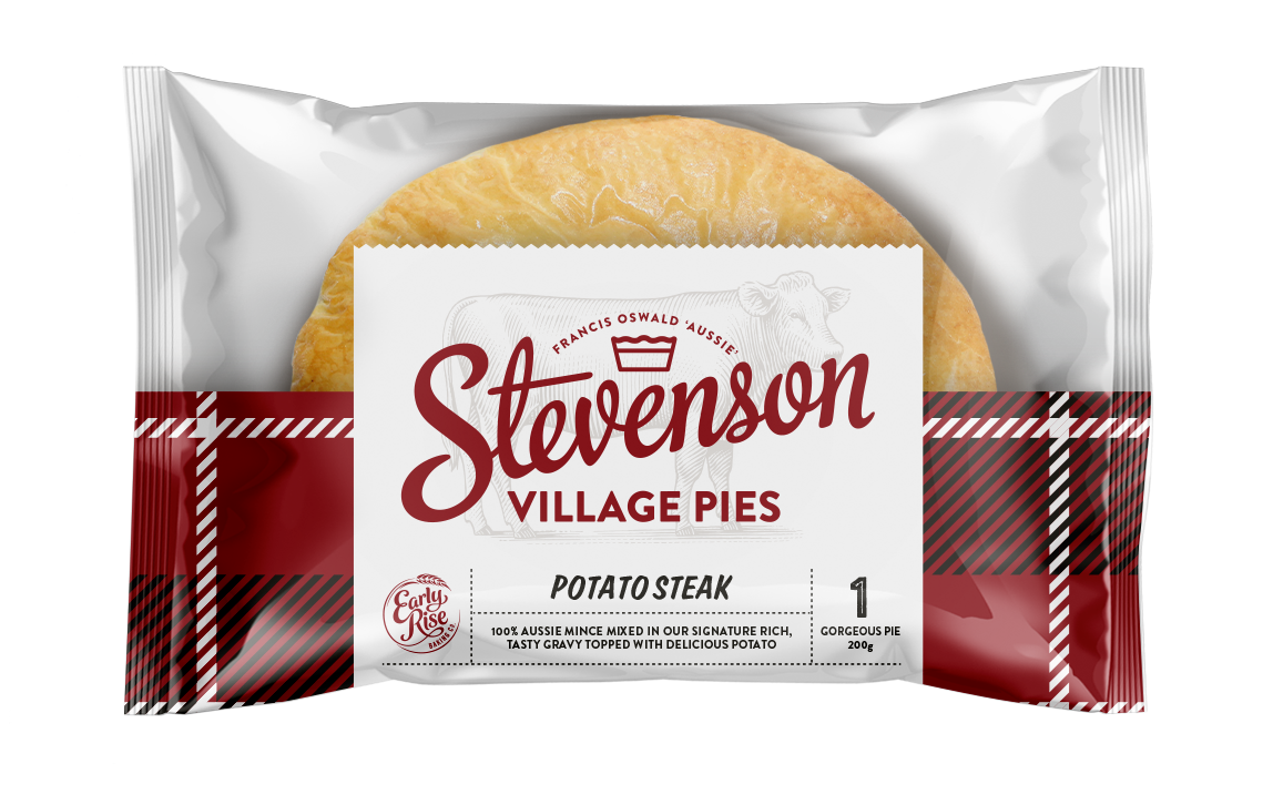 Village Potato & Steak  Pie 300G