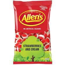Allens Stawberries & Cream 1.3kg