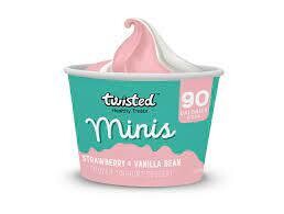 Bulla Twisted Frozen Yoghurt Strawberry Vanilla 120ml
