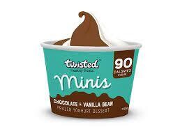 Bulla Twisted Frozen Yoghurt Chocolate/Vanilla 120ml