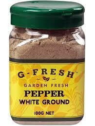 Garden Fresh White Ground Pepper 100g
