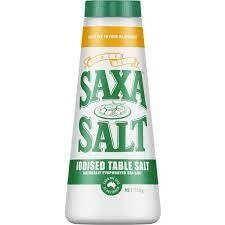 Saxa Iodised Table Salt 750g