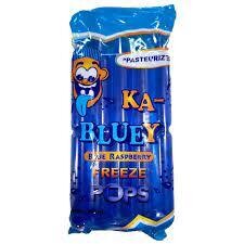 Ka Bluey Blue Raspberry Freeze Pops 10pk
